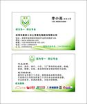 绿色名片
