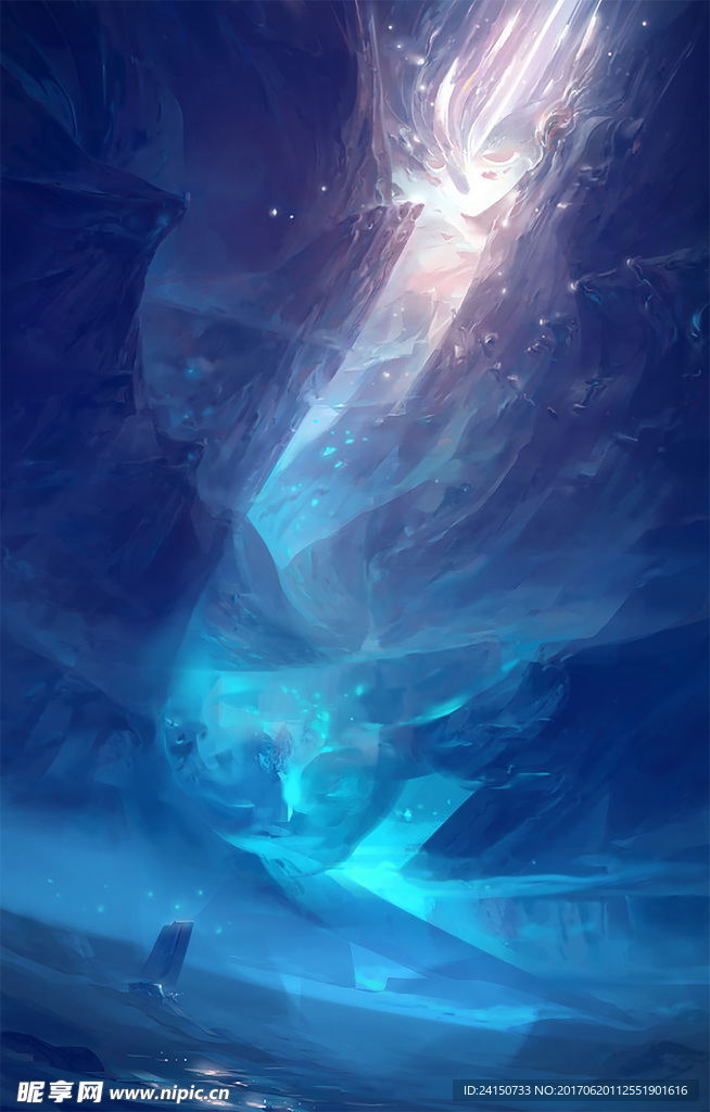 深海海洋底纹图