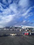 机场蓝天白云