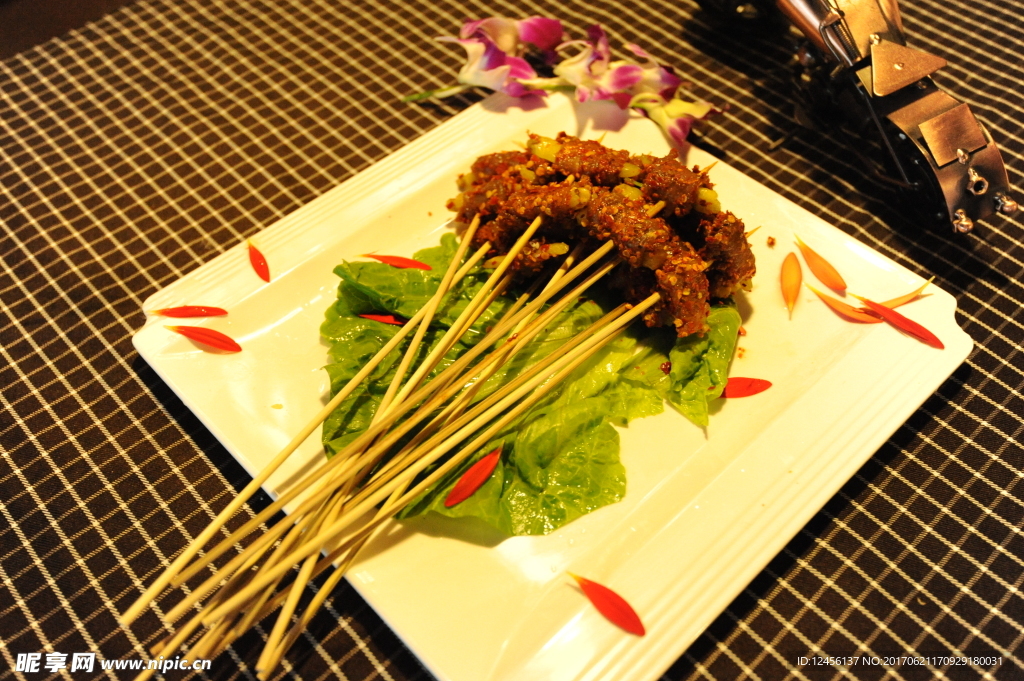 野山椒牛肉串串餐厅拍摄