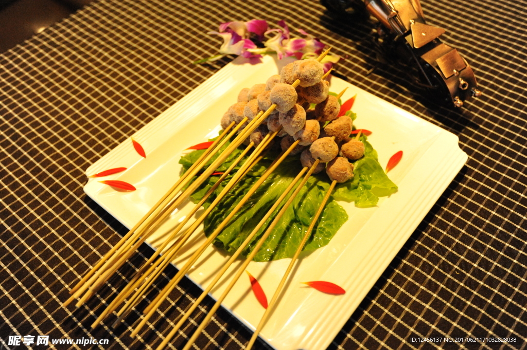 玉童肉丸串串餐厅拍摄