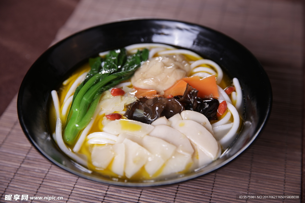 鸡汤什锦素粉