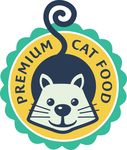 宠物猫印章矢量图下载