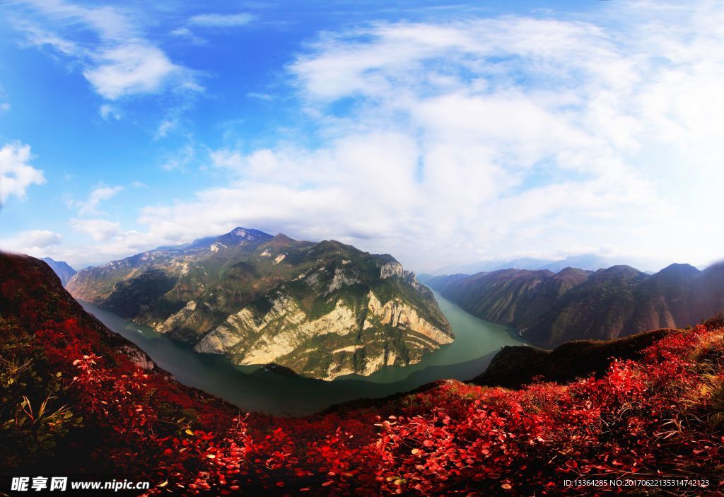 巫山红叶 巫山 巫峡
