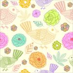 卡通小鸟图案