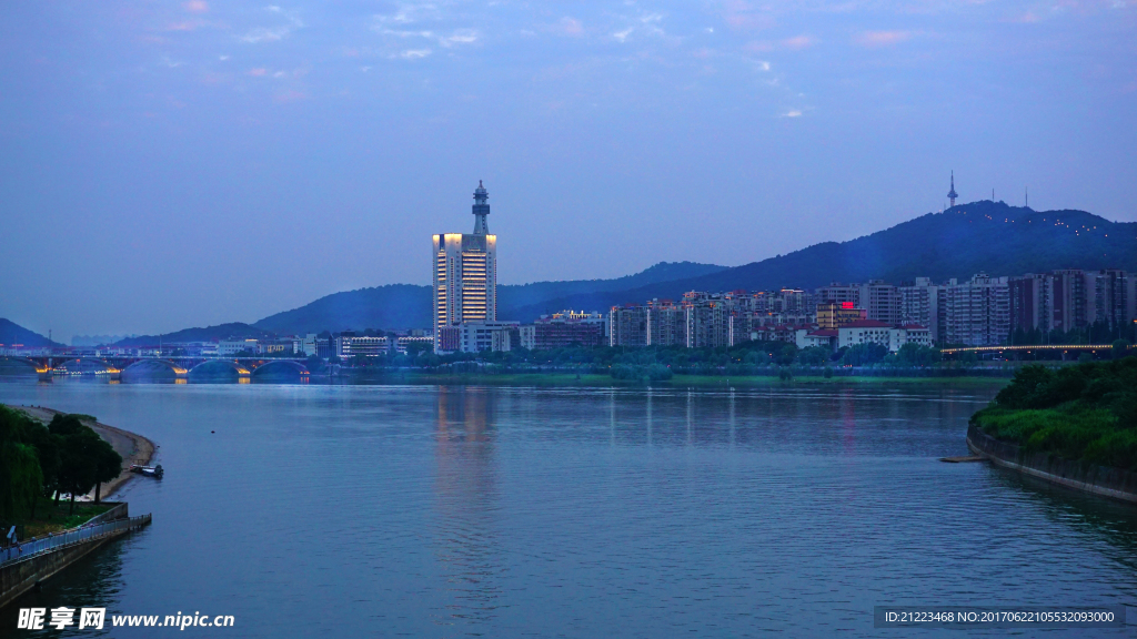 河西晚景