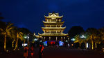 拱极楼夜景