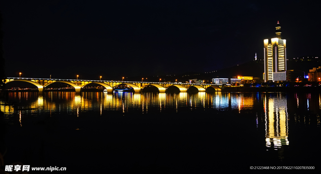 橘子洲大桥夜景