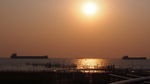 长江黄昏风景