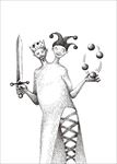 抽象人物插画矢量图下载