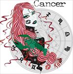 手绘人物插画塔罗牌图案