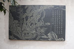 石板雕刻画