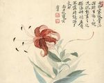 甌香館寫生冊 卷丹