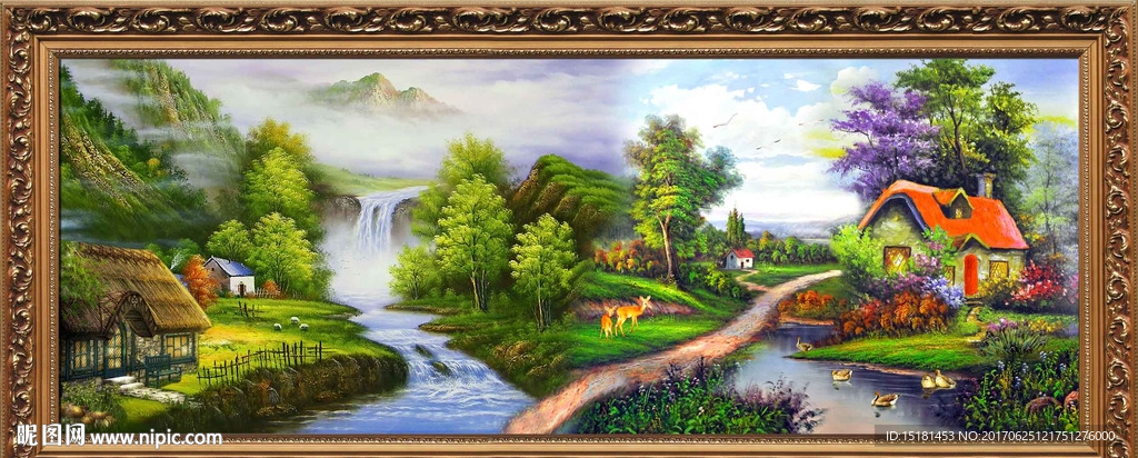 油画风景