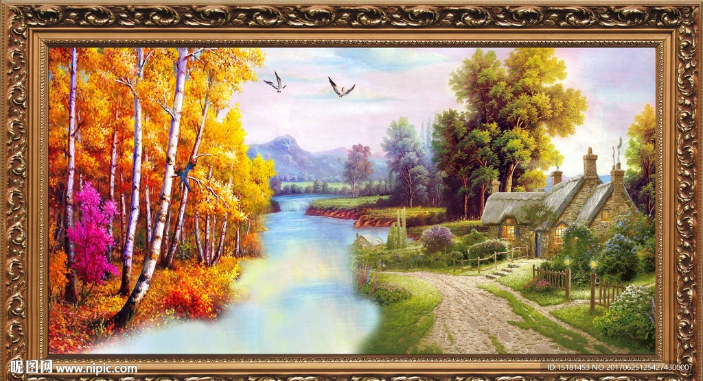 油画风景