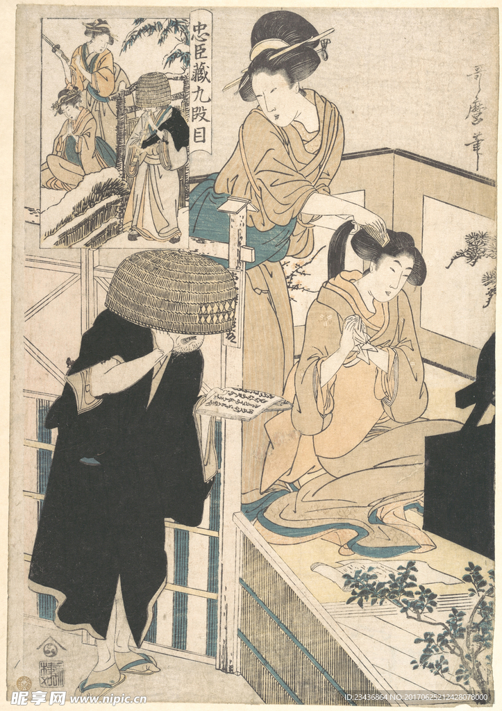 日本浮世绘 日本名画 浮世绘