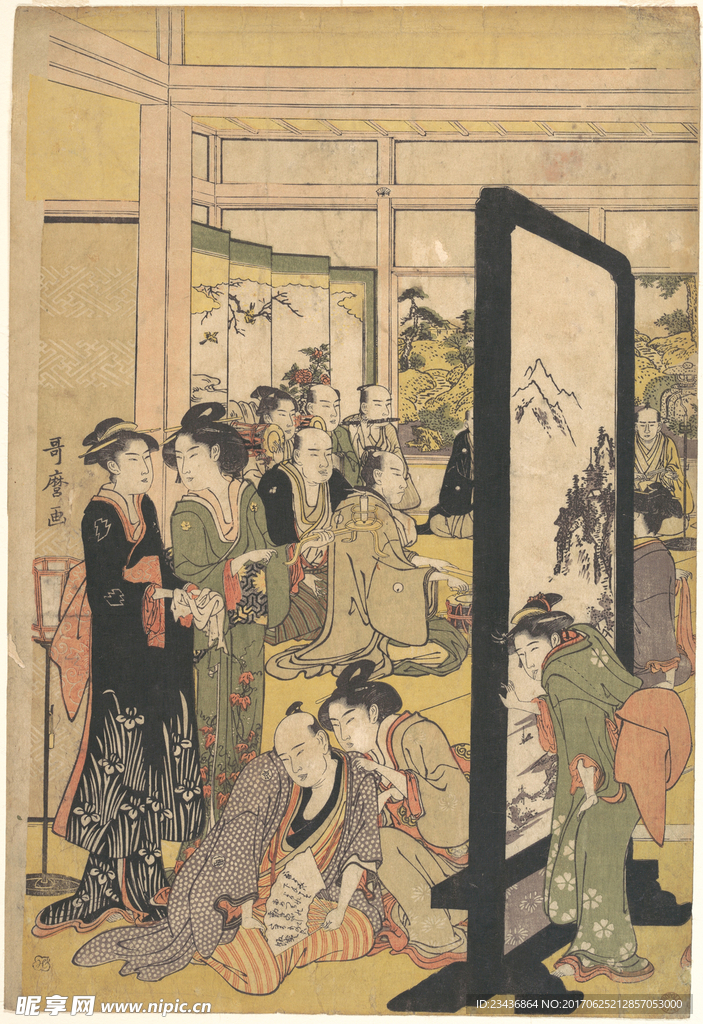 日本浮世绘 日本名画 浮世绘