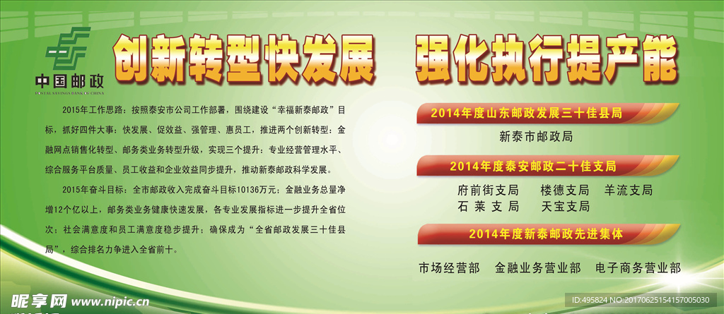 邮政版面