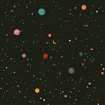 宇宙星空四方连续底纹