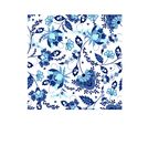 传统花卉花纹四方连续底纹
