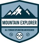 雪山标签肩章矢量图下载