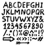 手写字体矢量图下载