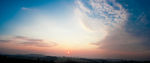超清夕阳天空