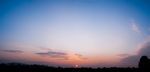 超清夕阳天空