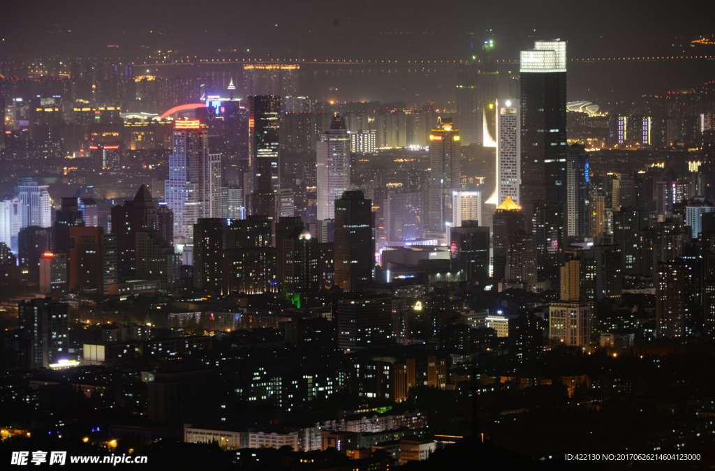 南京紫金山夜景