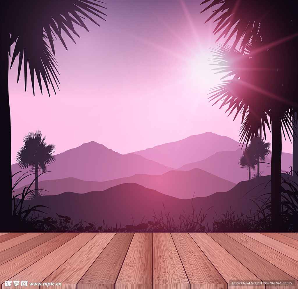 紫色背景矢量