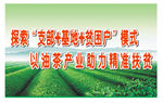 宣传栏 党宣传 茶广告 设计