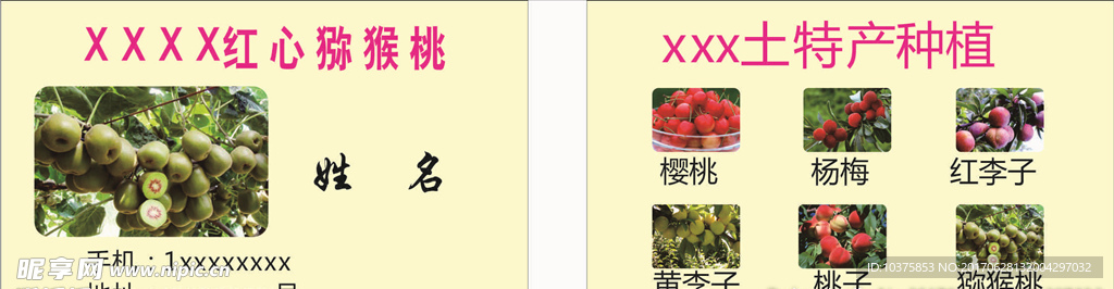 水果名片
