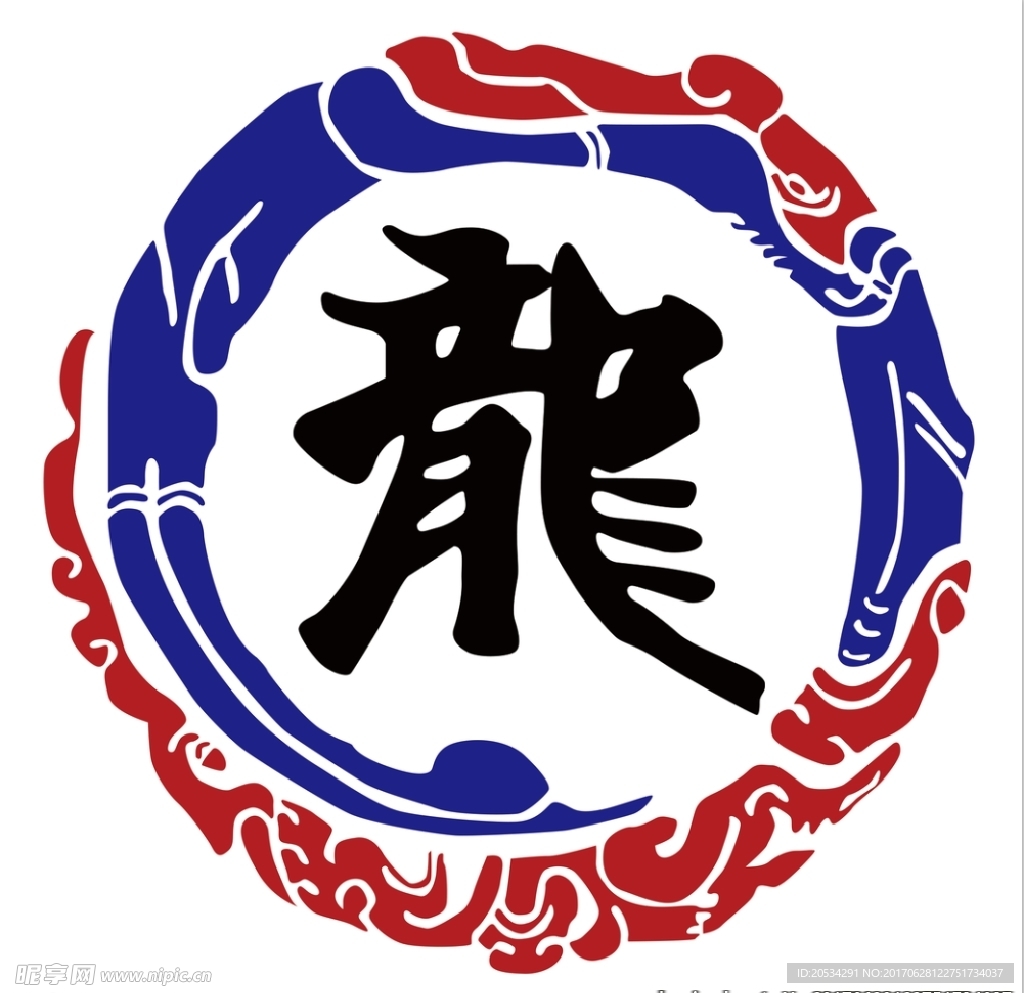 龙英跆拳道道馆logo