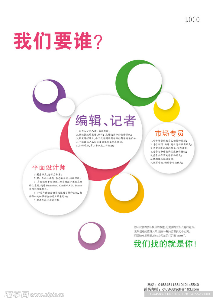 创意招聘宣传海报