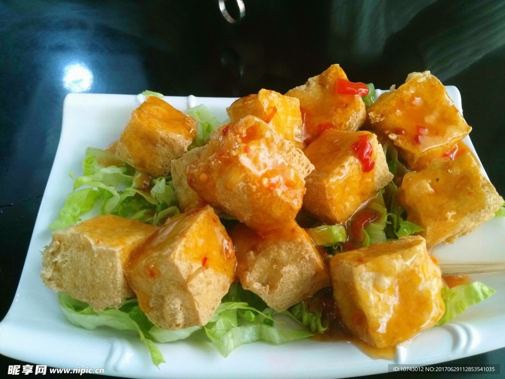 甜辣豆腐