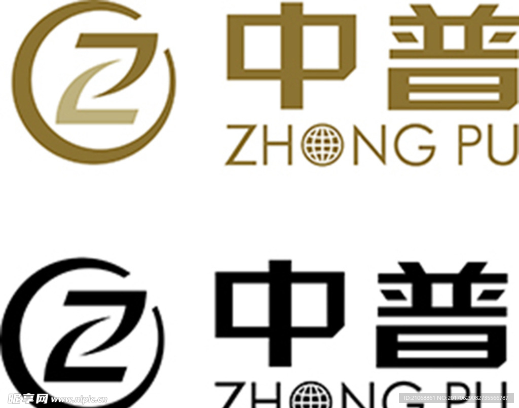 中普 logo 矢量文件