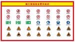 施工现场安全警示标识