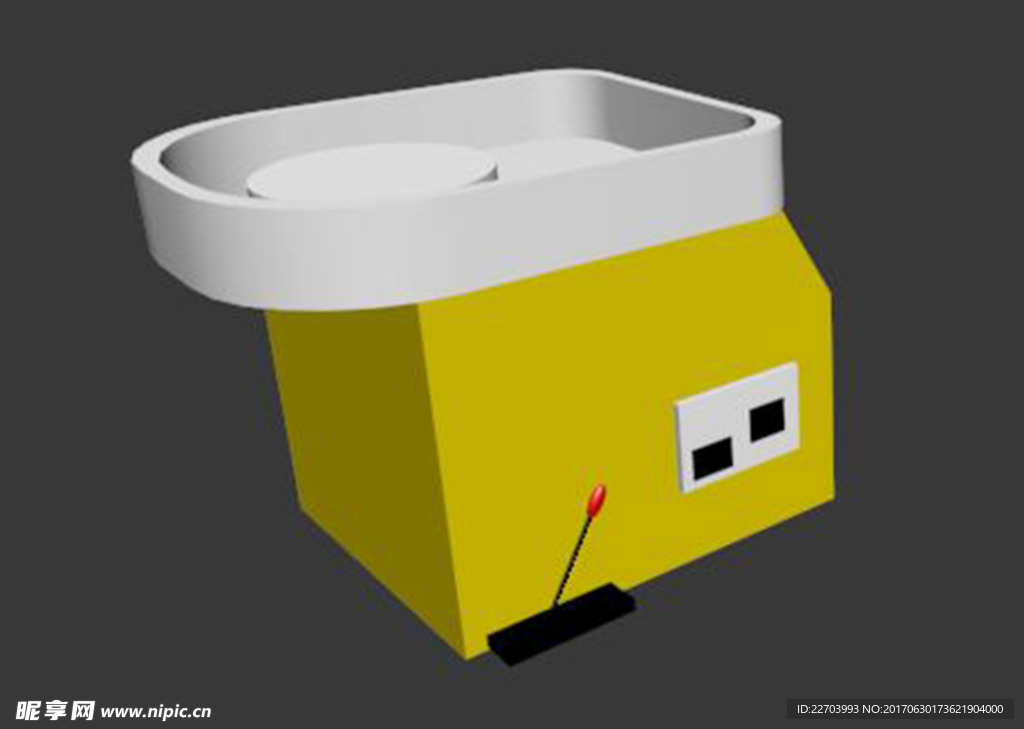 陶艺 拉胚机 机器 3D 模型