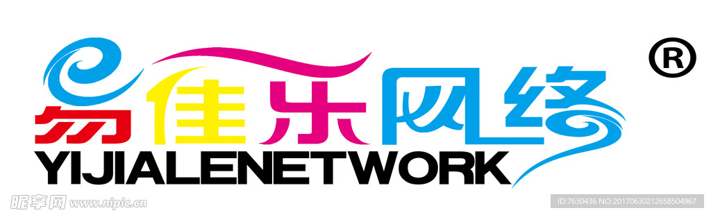 易佳乐网络LOGO
