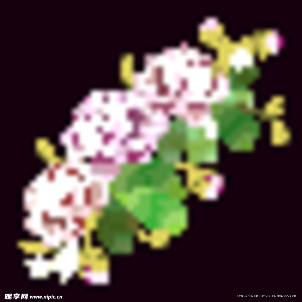 唯美绣花图片