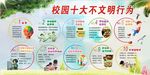 摒弃校园十大不文明行为