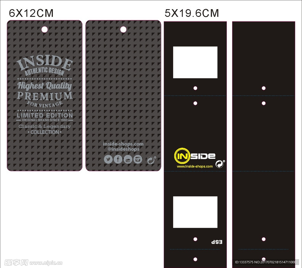 INSIDE吊牌