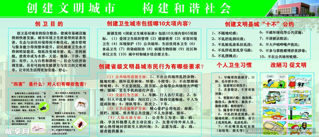创卫宣传栏
