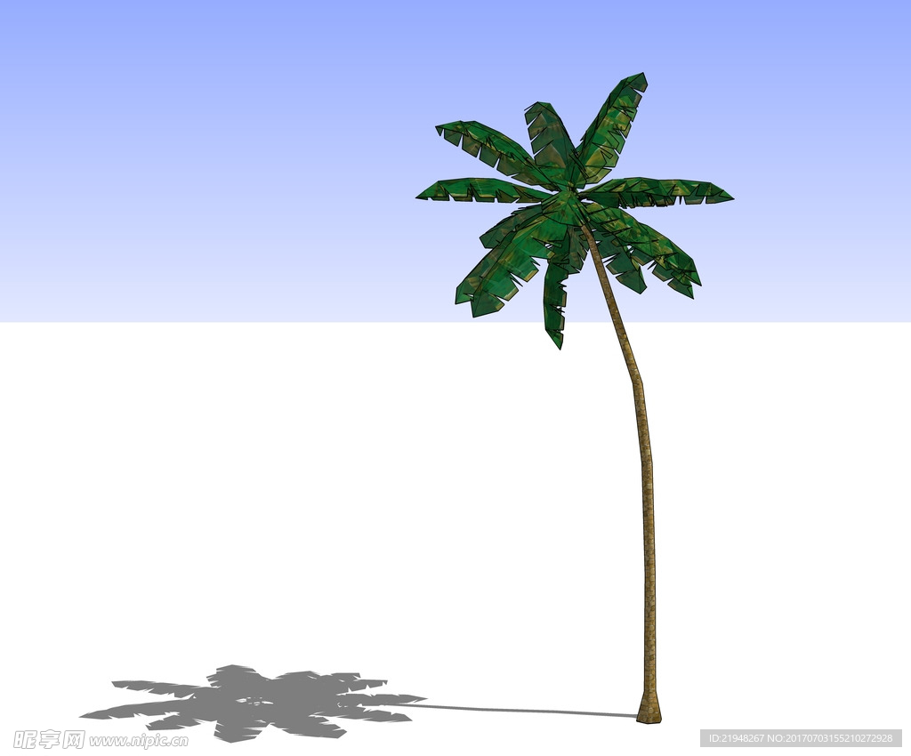 SU植物模型 棕榈芭蕉
