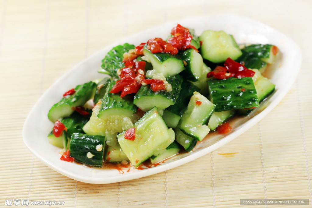 凉拌青瓜 凉拌黄瓜