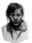 女人物素描 手绘