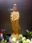 观音像与莲花蕾