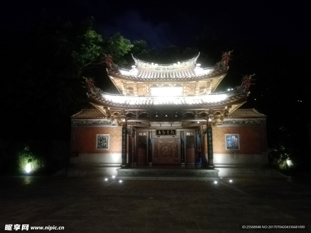 泉州晋江五店市古厝夜景