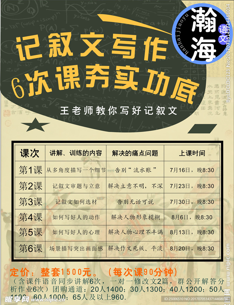 价目表