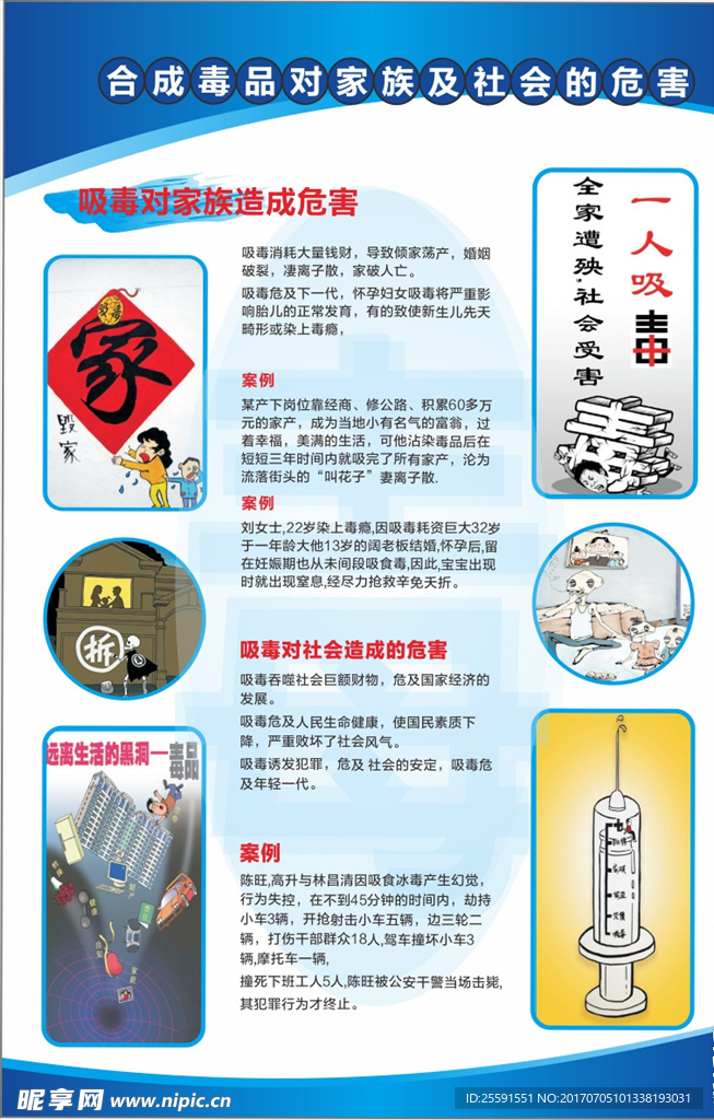 社会的危害海报